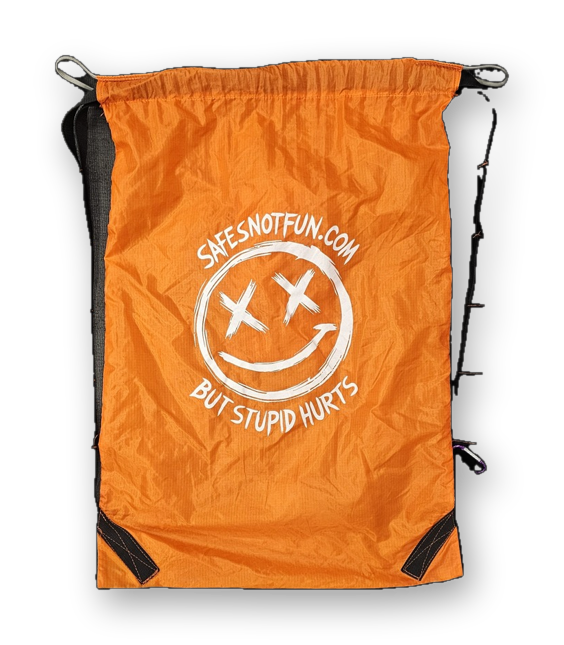 Drawstring bag 30x50 cutout